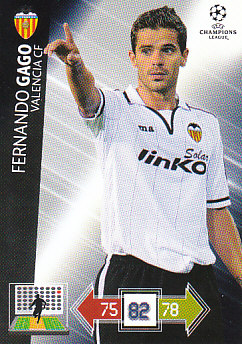 Fernando Gago Valencia CF 2012/13 Panini Adrenalyn XL CL #261